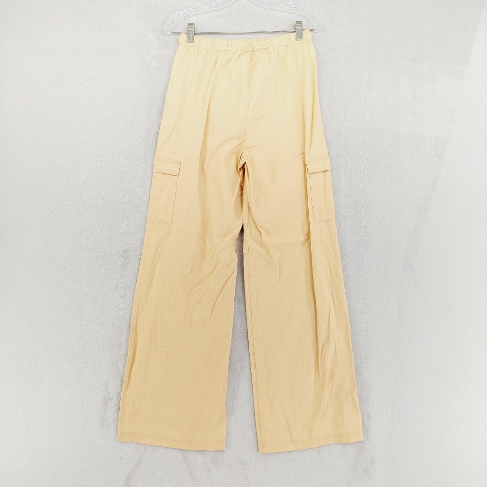 Wide Leg Cargo Pants - Beige - Picture 5 of 9